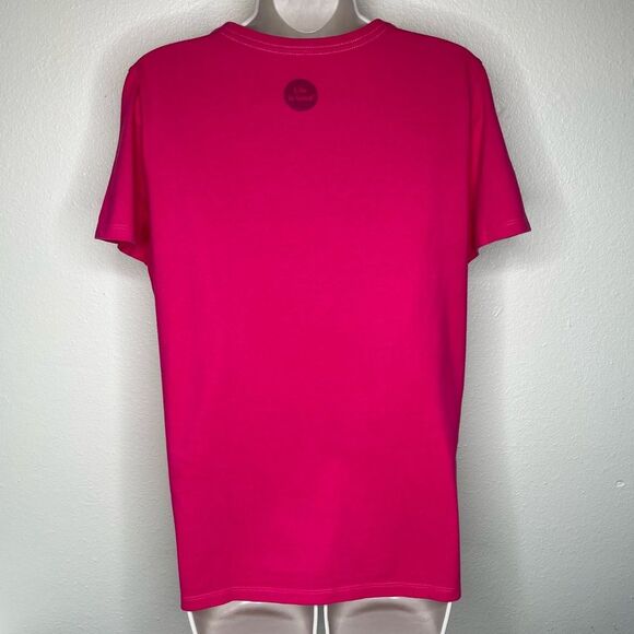 Life Is Good Crusher Tee Livin On A Pair Pink Flip Flop T Shirt Womens Medium - Picture 7 of 12